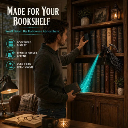 🎁Today 50% OFF🎁💀 The Soul Collector Reaper Shelf Light – Gothic Halloween Decor 🕯️