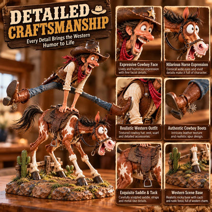 🤠Hold My Hat! – Fun Wild West Figurine🐴(📦Buy 2 Free Shipping)