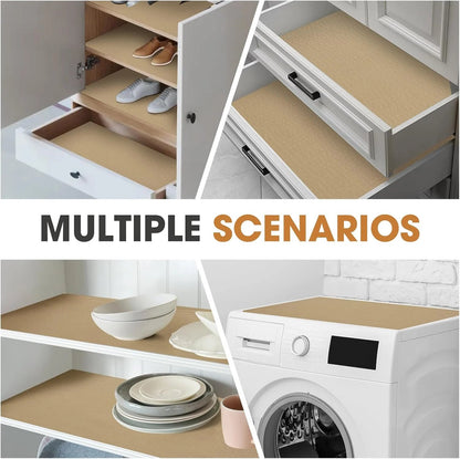 Drawer and Shelf Liner for Kitchen Cabinets, Beige, 12IN X 20FT