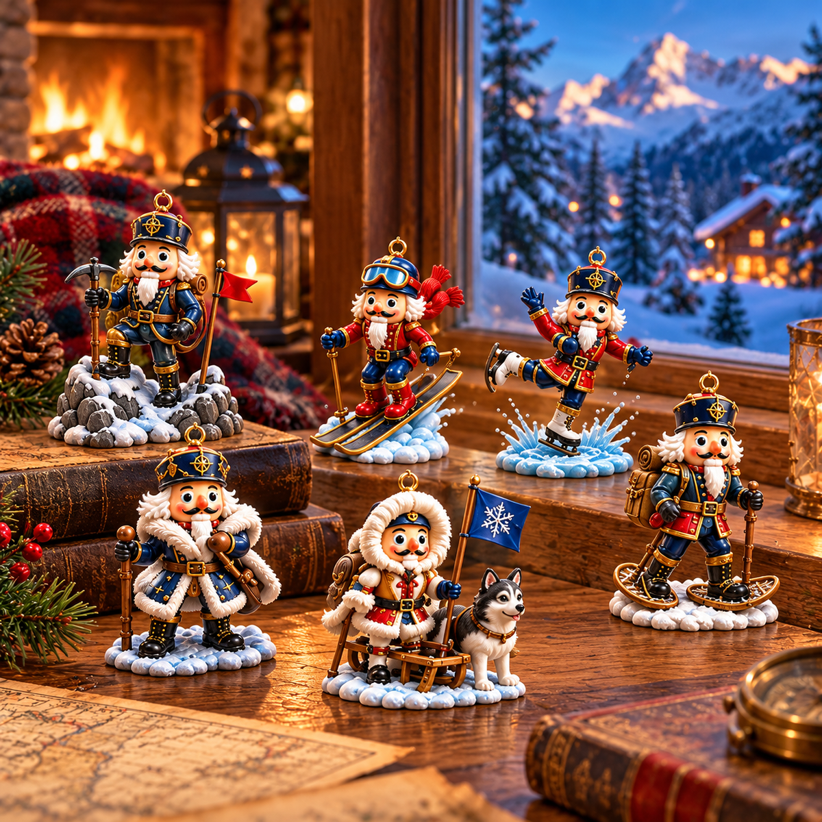 Nutcracker Adventure & Travel Advent Calendar 2026 – 24 Collectible Christmas Ornaments for a Magical Holiday Journey