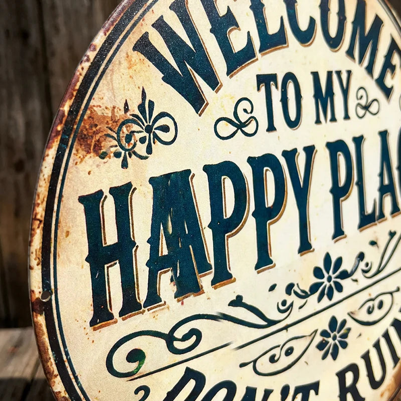 “This Is My Happy Place” Door Sign