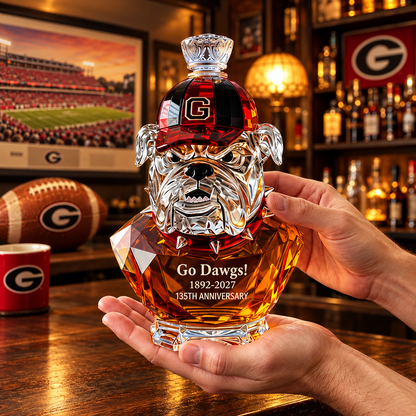 Georgia Bulldogs 135th Anniversary Commemorative Whiskey Bottle (1892–2027)