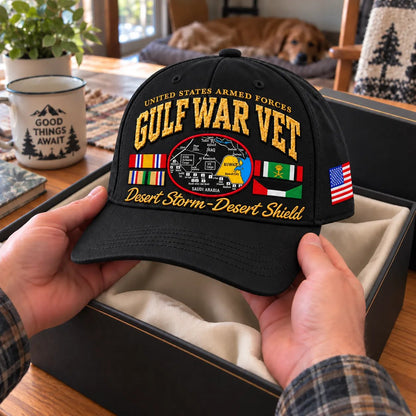 🏆 Last Day 49% OFF! - 🏜️Gulf War Veteran Tribute Cap