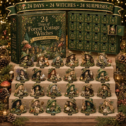 🧙‍♀️TODAY ONLY 50% OFF – Witch Advent Calendar | 24 Days of Magical Witchy Surprises | Limited Edition Collectible Mini Figures✨