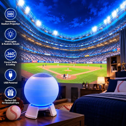 🏆⚾ Baseball Stadium 5D Projection Light – Transform Any Room Into Game Day