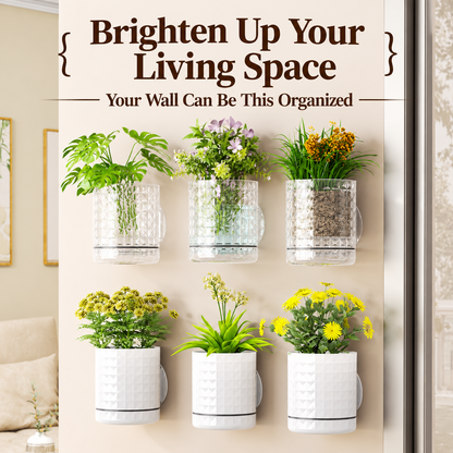 Lightweight Wall Mounted Planter for Indoor & Outdoor Plants