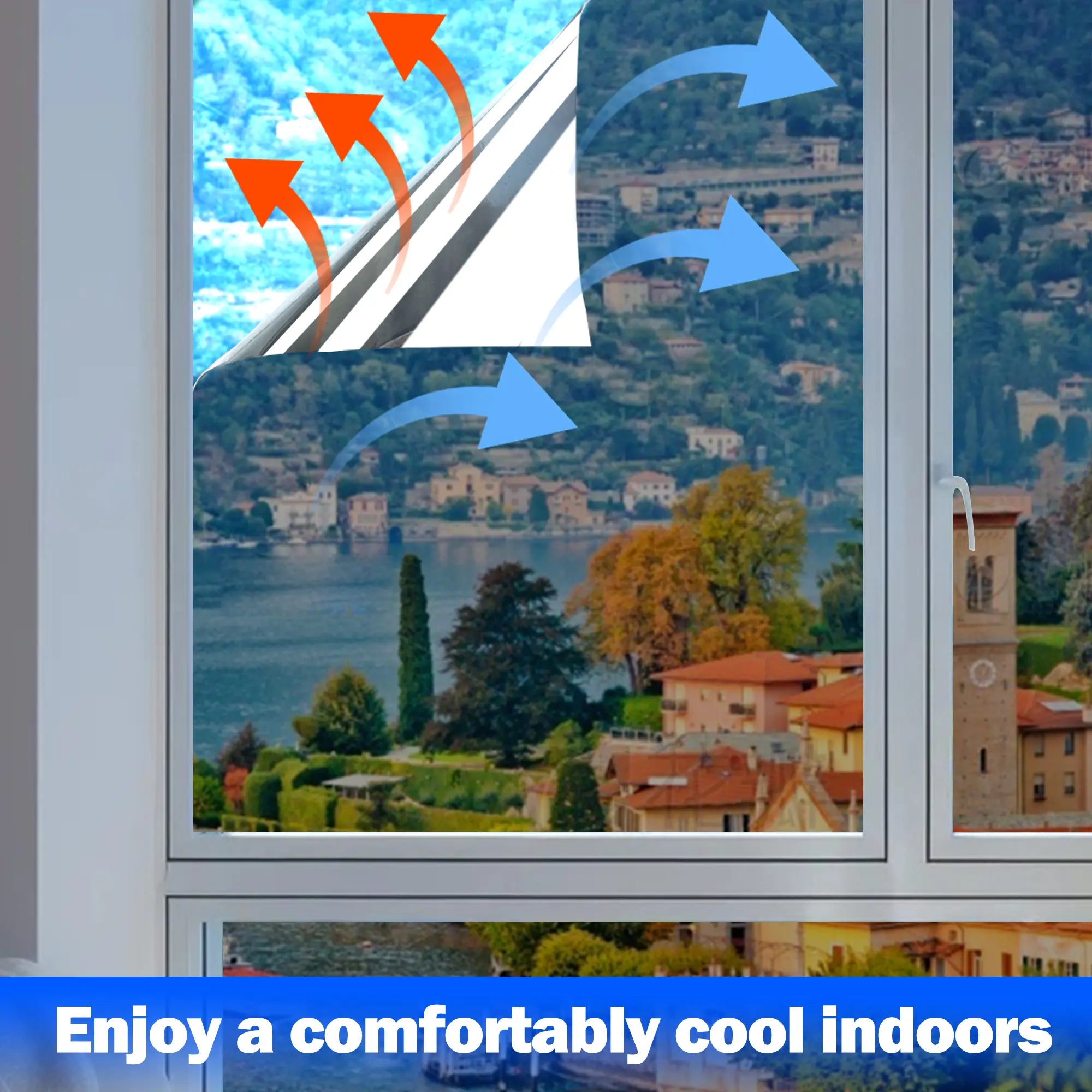 🪟Window Privacy Film – No Glue, No Tools, No Commitment!