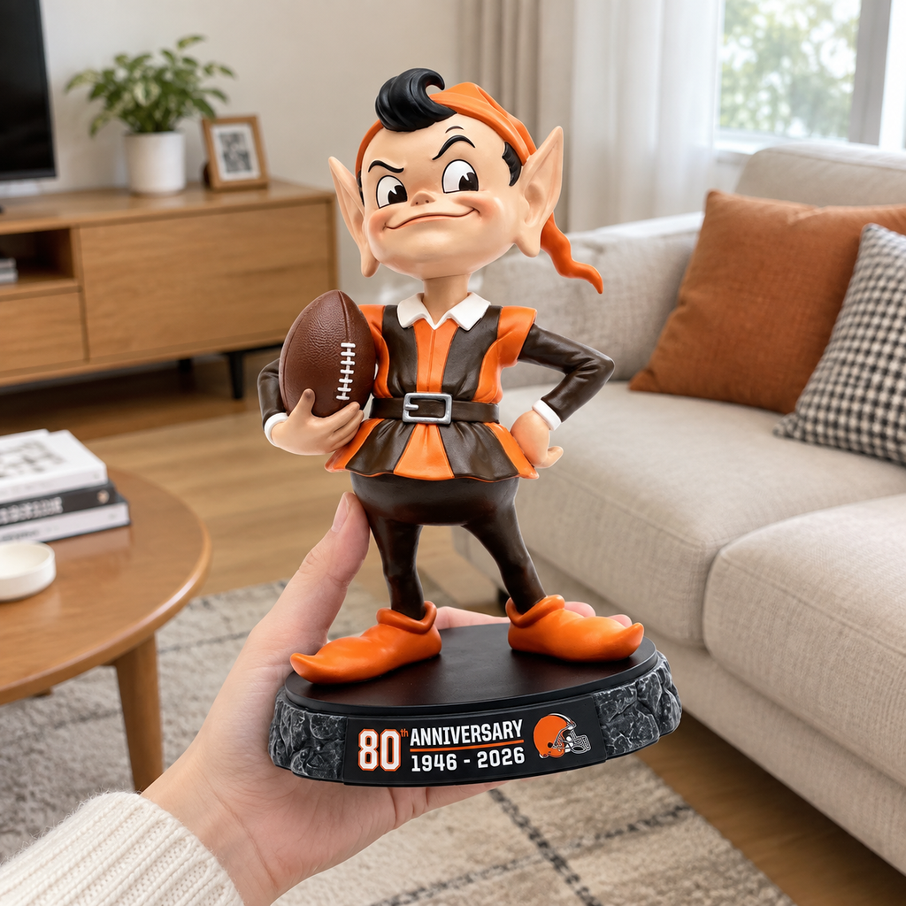 Browns Brownie the Elf 80th Anniversary Figurine
