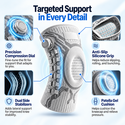 🦵 Adjustable Knee Support Brace – Customizable Fit for Everyday Comfort ✨