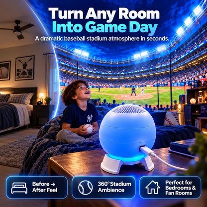 🏆⚾ Baseball Stadium 5D Projection Light – Transform Any Room Into Game Day