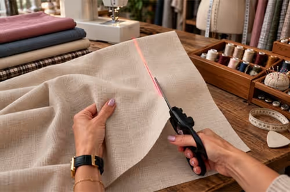 ✂️ Laser-Guided Scissors – Easier Straight-Line Cutting for Sewing & DIY Crafts ✨
