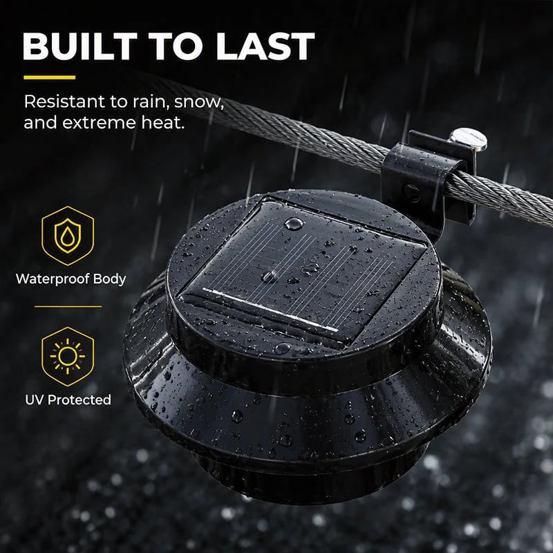 💡 Solar Outdoor LED Lights – Brighten Gutters, Fences & Garden Walls with No Wiring Needed 🏡