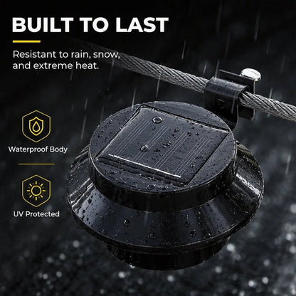 💡 Solar Outdoor LED Lights – Brighten Gutters, Fences & Garden Walls with No Wiring Needed 🏡