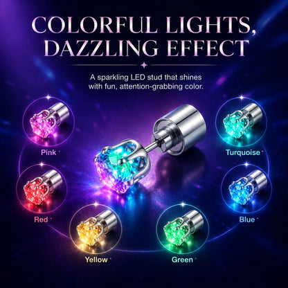 🎁 Sales BUY 1 GET 1 FREE🔥LED Colorful Earring Studs