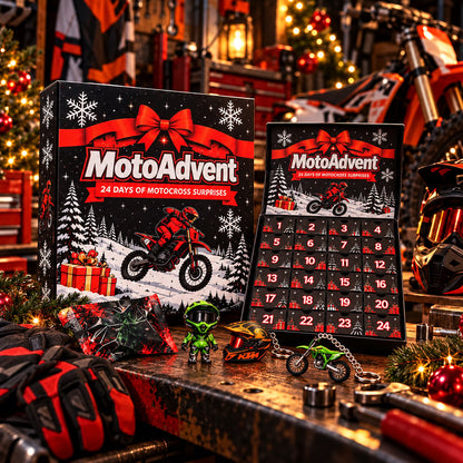 🏍️🔥 Motocross Advent Calendar – 24 Days of Dirt Bike Surprises! 🎄🎁