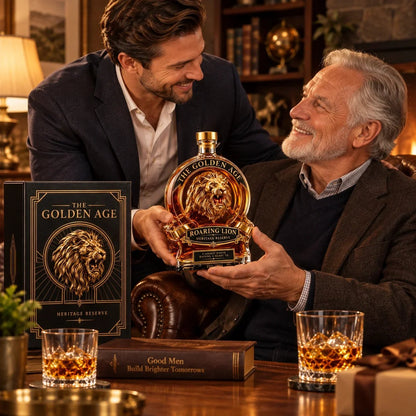 🦁 Channel Untamed Majesty: Roaring Lion Heritage Decanter