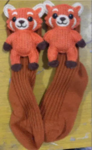 💝 Cozy 3D Knit Spirit Animal Socks – Show Your Personality in Comfort 🧦