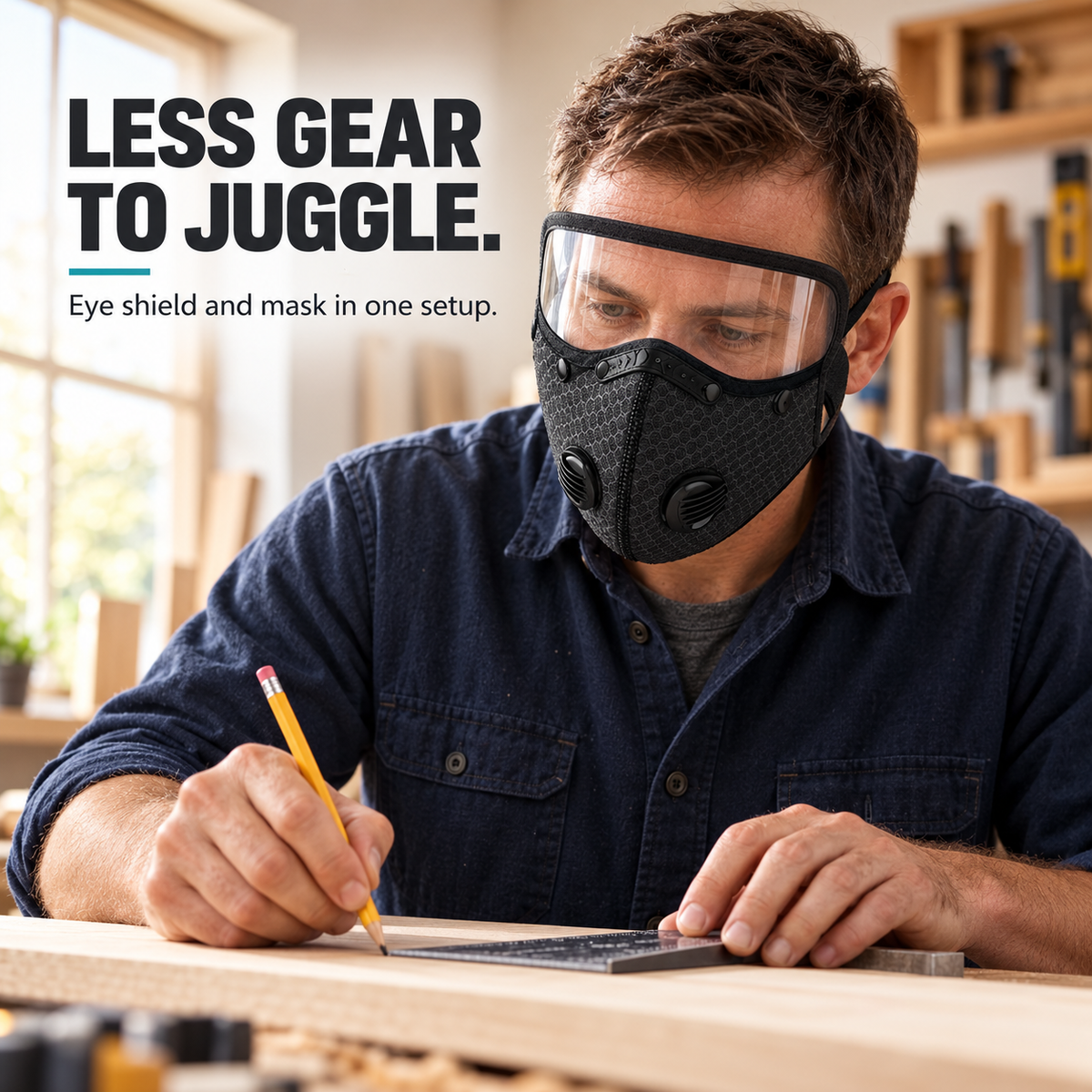 Breathing Valve Face Mask