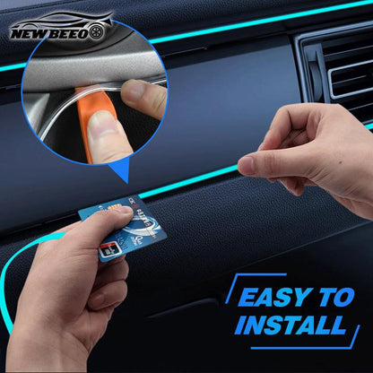 🚗✨ Car Interior LED Strip Lights – Ultra-Slim Ambient Lighting in 9 Colors