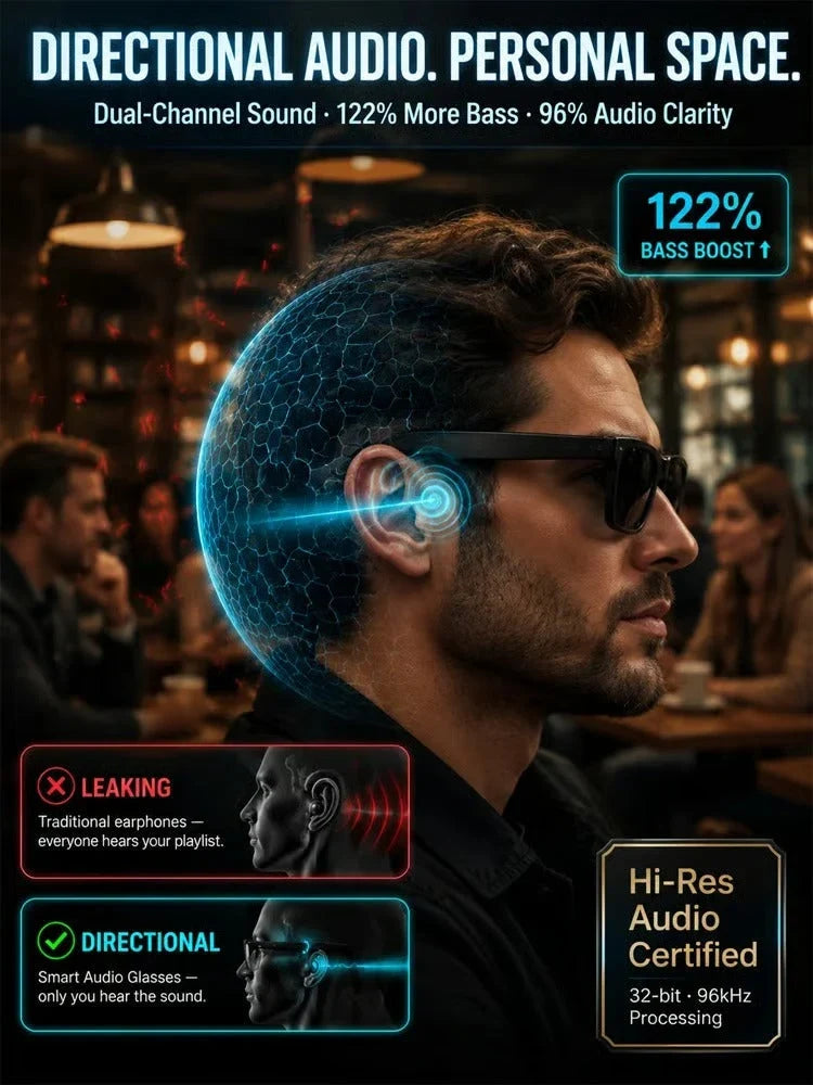 👓 AI-Powered Translation Glasses – Smart Bluetooth Eyewear for Easier Conversations ✨