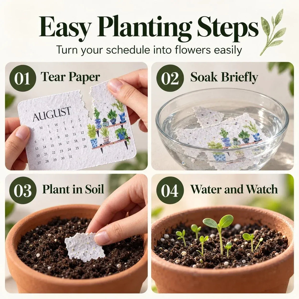 ✨⏳ Last Day Promotion🌱Eco-Friendly Plantable ''Timeless'' Seed Calendar 2027