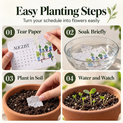 ✨⏳ Last Day Promotion🌱Eco-Friendly Plantable ''Timeless'' Seed Calendar 2027