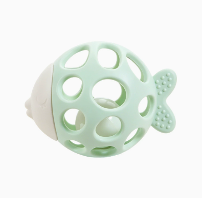 👶 Baby Silicone Rattle Teether 🍼 – BPA-Free Soft Gum Relief Sensory Toy for Newborns & Infants