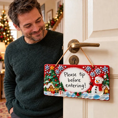 🎄✨ DIY Sea Glass Christmas Hanging Sign Kit – 8 Festive Designs & Personalized Holiday Decor ✍️