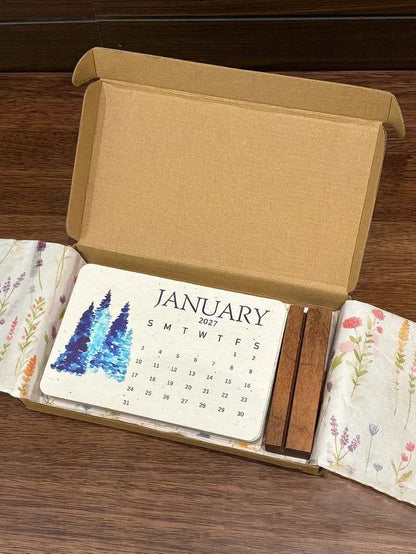 ✨⏳ Last Day Promotion🌱Eco-Friendly Plantable ''Timeless'' Seed Calendar 2027