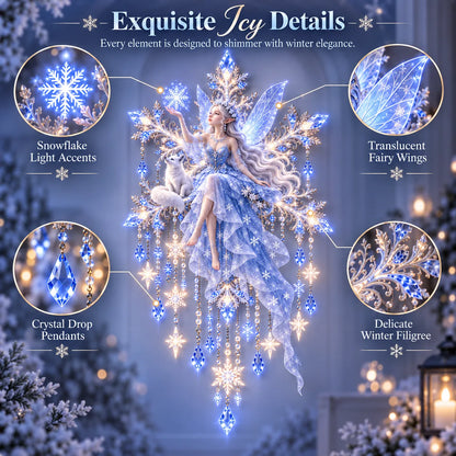 Free shipping——❄️Ice Snow Elf Starfall Wall Light