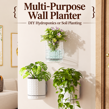 Lightweight Wall Mounted Planter for Indoor & Outdoor Plants