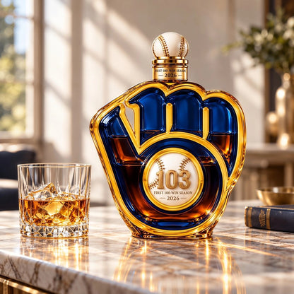 ⚾ Brewers 103-Win Season Commemorative Whiskey Bottle