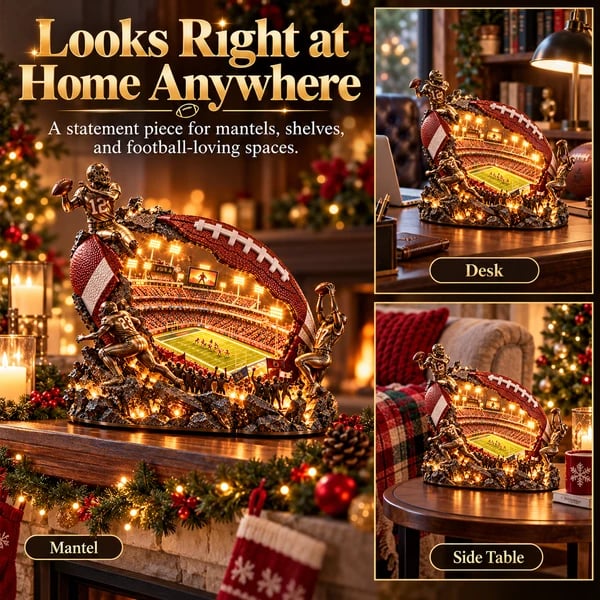 🏈 A Stadium Inside a Football™ – Lighted Game Day Collectible 🏟️