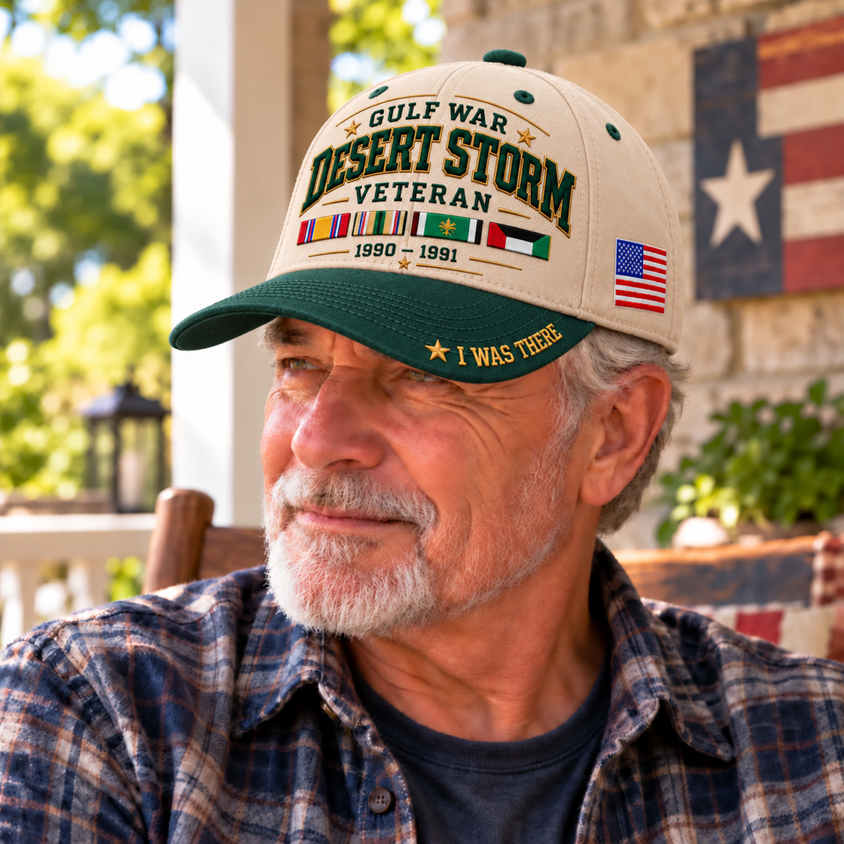 🎖️ Gulf War Desert Storm 1990–1991 Veteran I Was There Baseball Cap