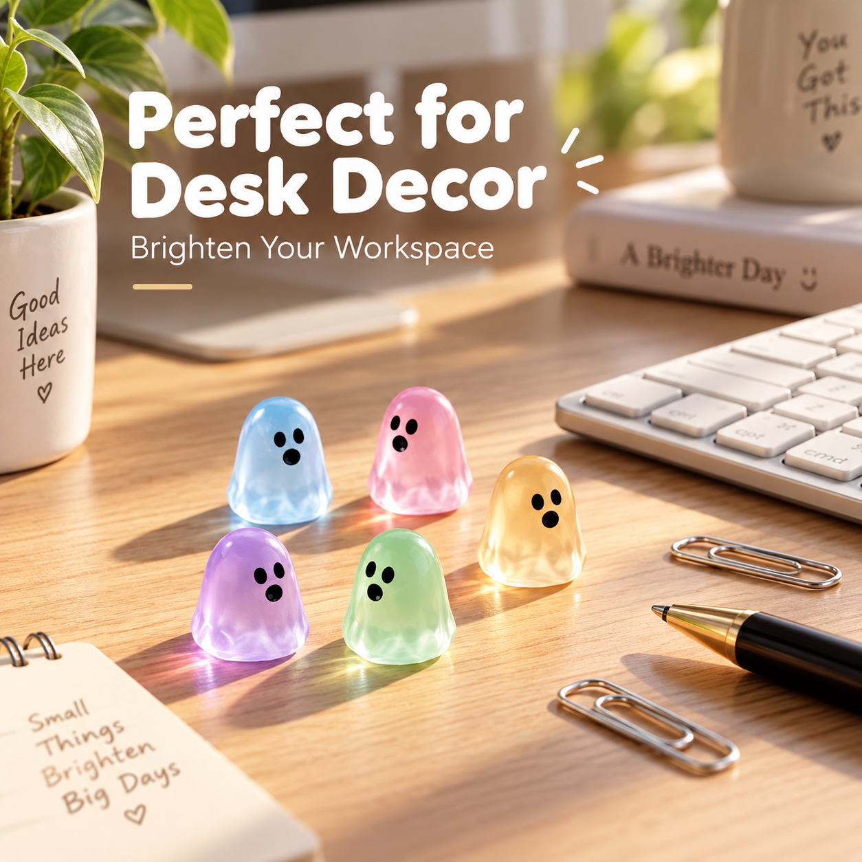 Glow-in-the-Dark Ghost Figurine