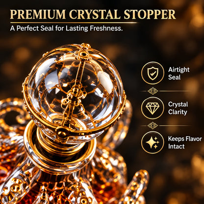🐙 Octopus Decanter - Premium Crystal Glass Edition