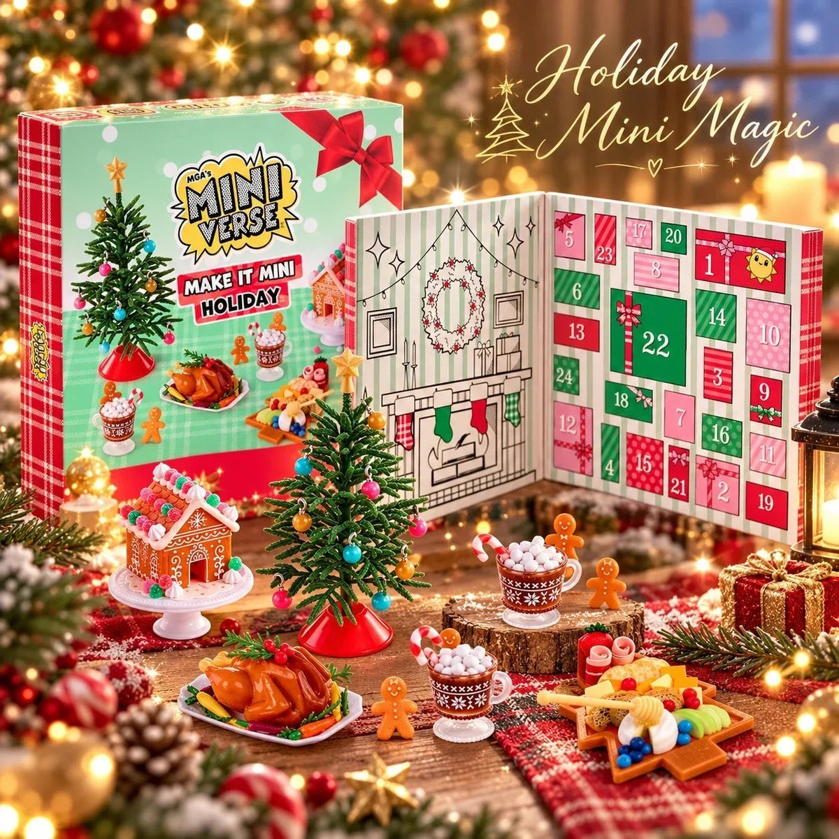 🎄 24-Day Holiday Miniature Advent Calendar | Craft Your Magic