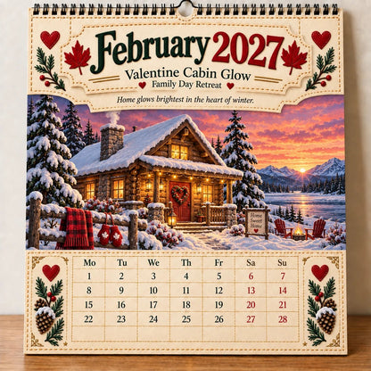 🔥LAST DAY 33% OFF - 🇨🇦🍁 2027 Canada 160th Anniversary Wall Calendar 🍁🇨🇦