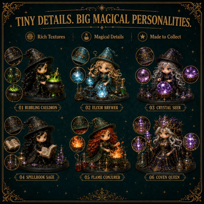 🧙‍♀️TODAY ONLY 50% OFF – Witch Advent Calendar | 24 Days of Magical Witchy Surprises | Limited Edition Collectible Mini Figures✨