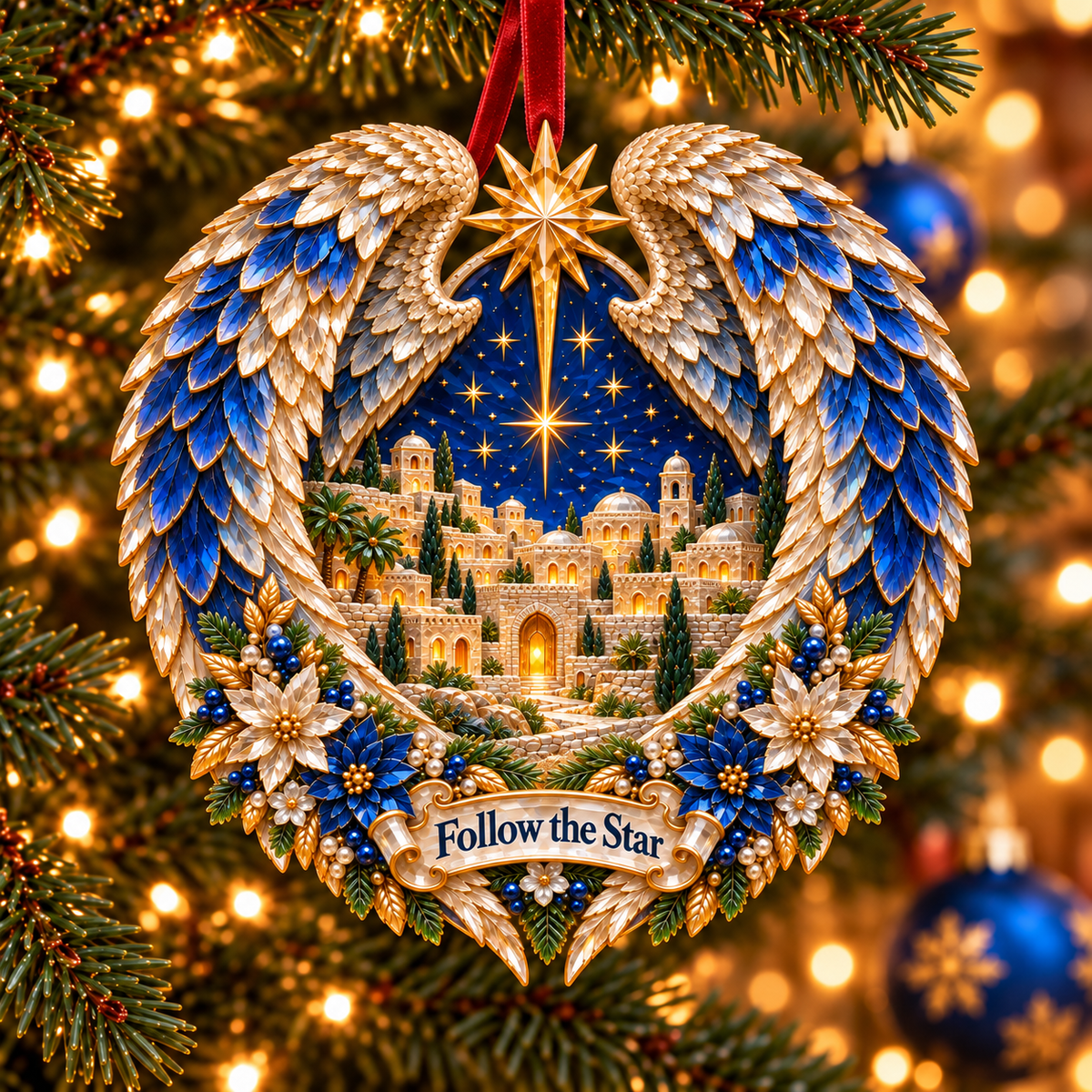 Wings of Faith – Christian Christmas Ornaments in 6 Inspirational Designs