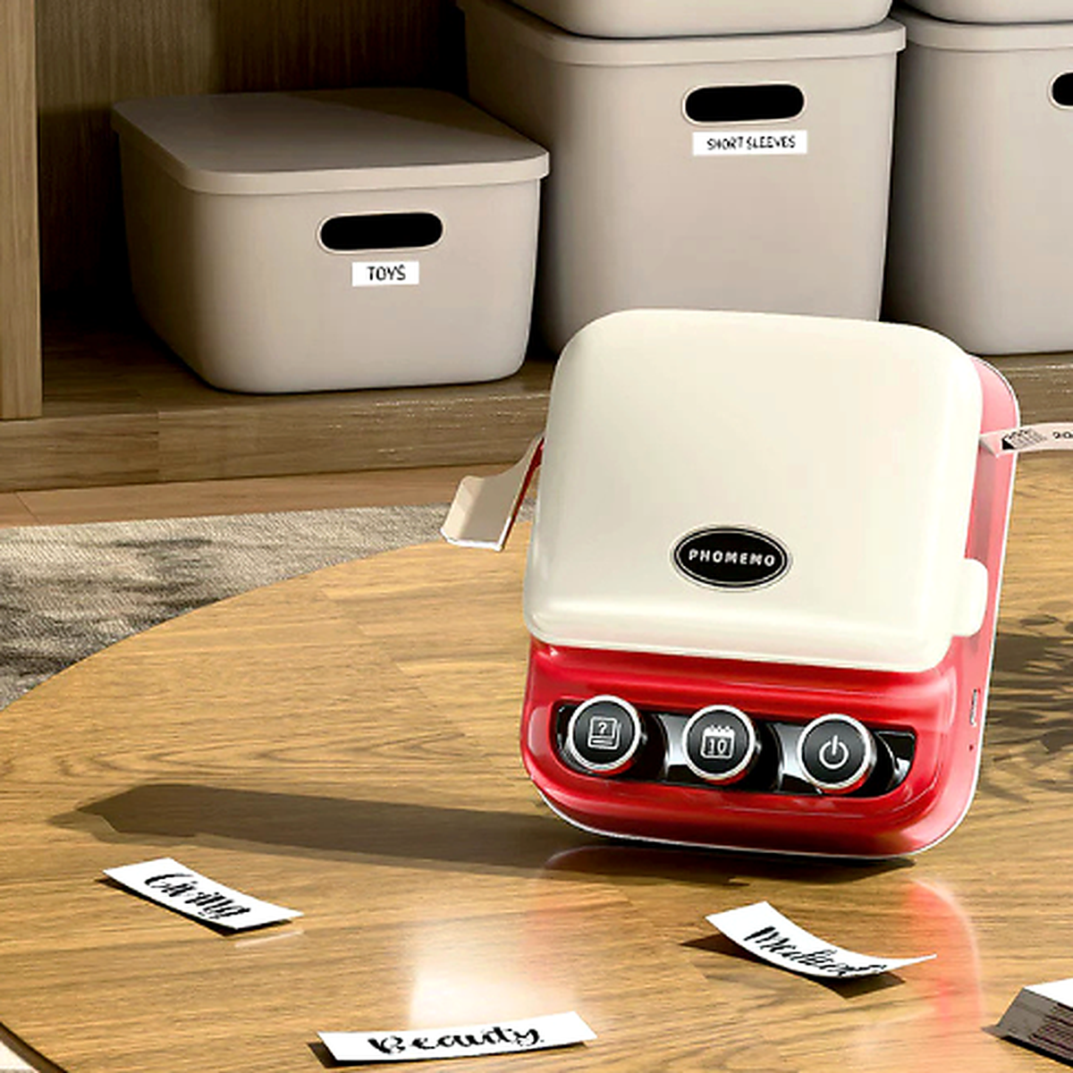Phomemo P15 Vintage Ribbon & Label Printer – Bluetooth Thermal Transfer Personalization Printer