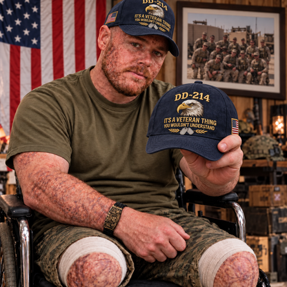🔥 50% OFF — Handmade DD-214 Veteran Honor Embroidered Cap 🇺🇸 | Buy 2, Get Free Shipping