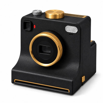 3D Printed Latte Art Camera + 4 Stencil Set