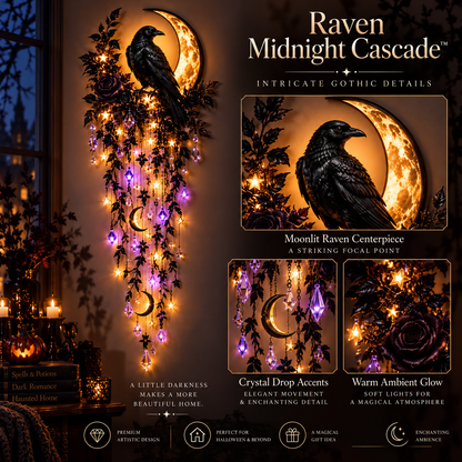 🎃✨ Elegant Halloween Cascade Wall Lights – Spooky Glowing Holiday Decor 👻