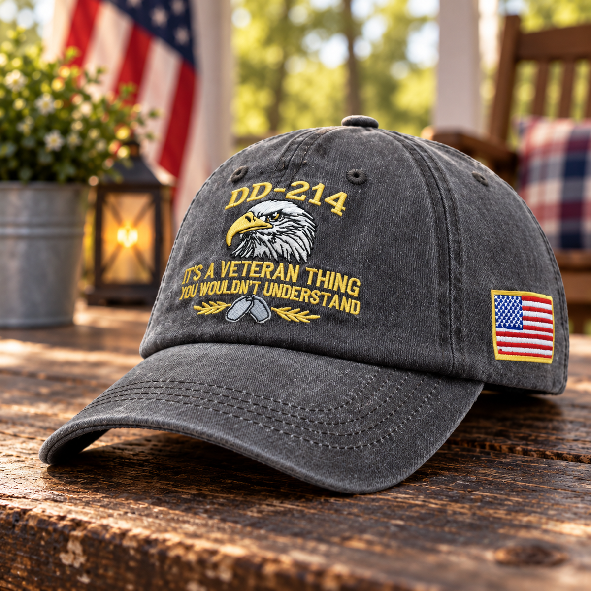 🔥 50% OFF — Handmade DD-214 Veteran Honor Embroidered Cap 🇺🇸 | Buy 2, Get Free Shipping
