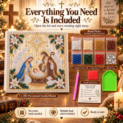 🙏✝️DIY Christian Pearl Artwork Kit