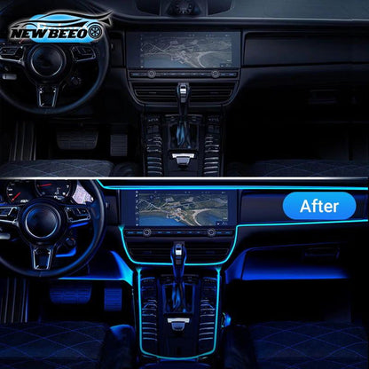 🚗✨ Car Interior LED Strip Lights – Ultra-Slim Ambient Lighting in 9 Colors