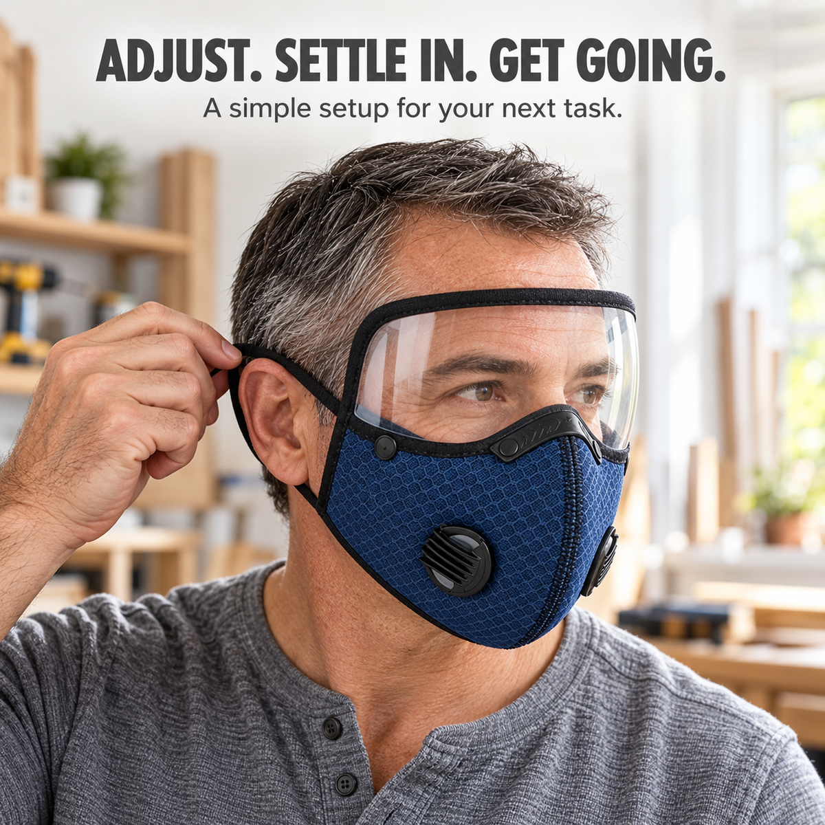 Breathing Valve Face Mask