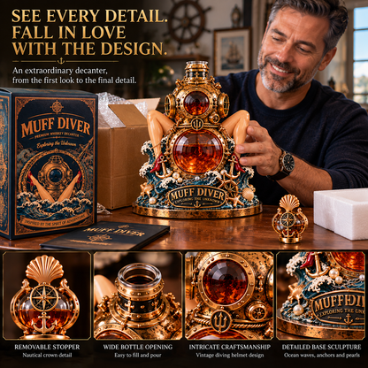 ⚓🥃 MUFF DIVER™ – Naughty Deep-Sea Diver Whiskey Decanter with Sexy Pin-Up Legs & Premium Collector's Gift Box 🔥