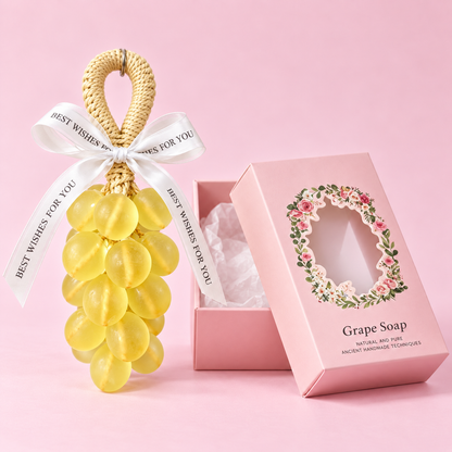 🍇 Lily’s Handmade Grape Soap – Small-Batch Natural Oil Soap with Gentle Scent 💜